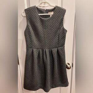 Loft Grey Quilted Dress